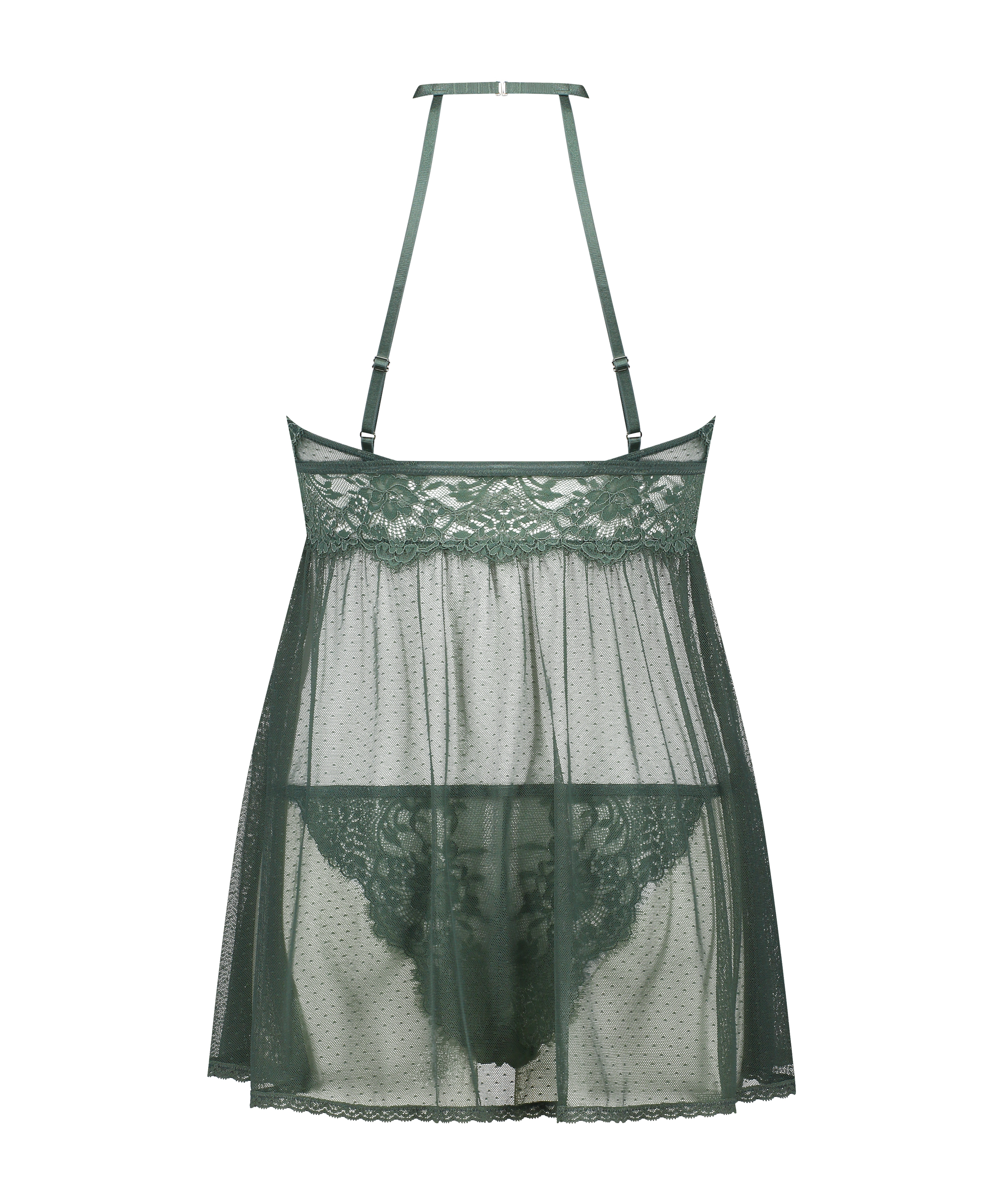 Lace Babydoll, Green, main