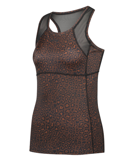 HKMX Sport Tank Top, Brown