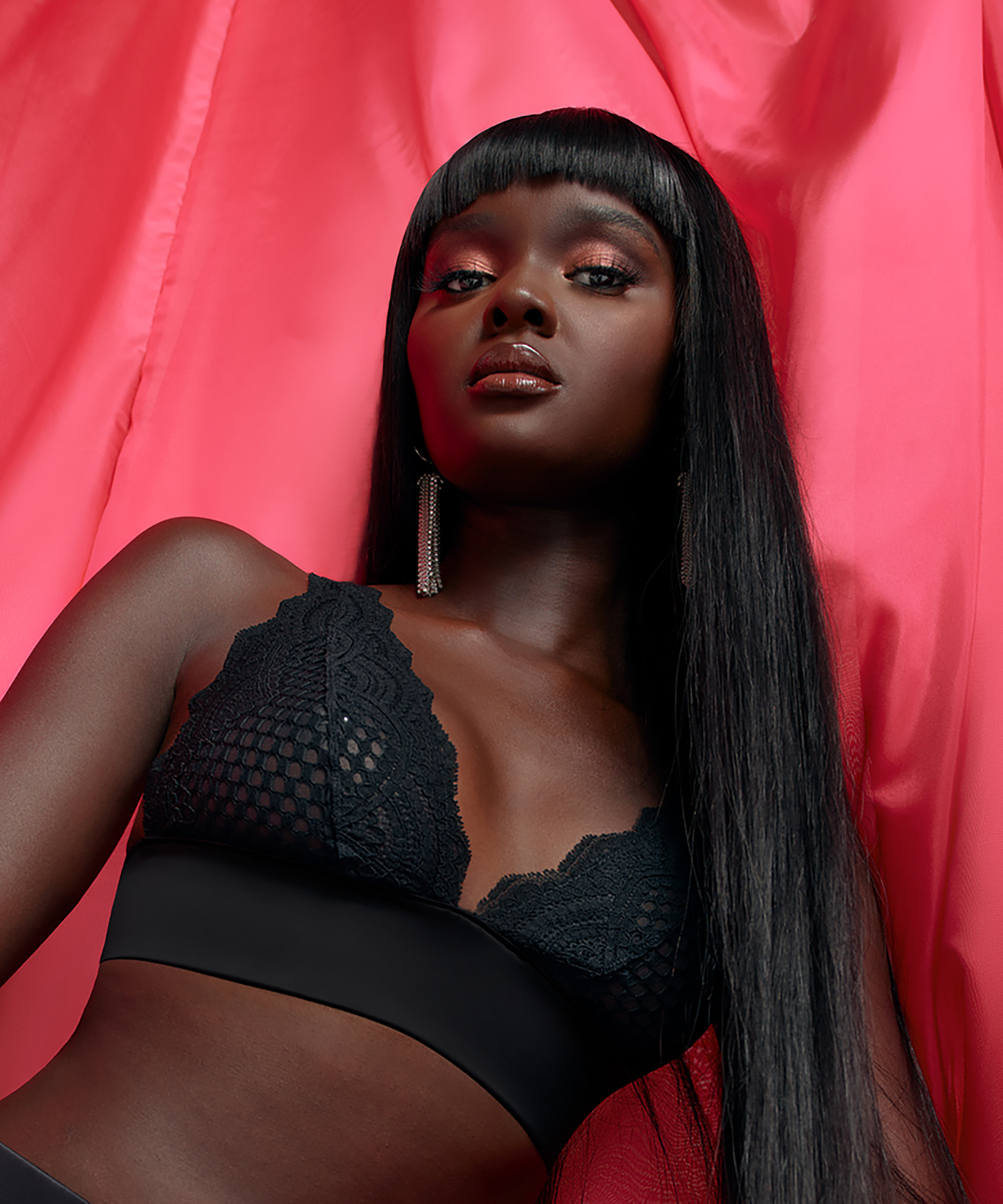 Bralette Duckie, Black, main