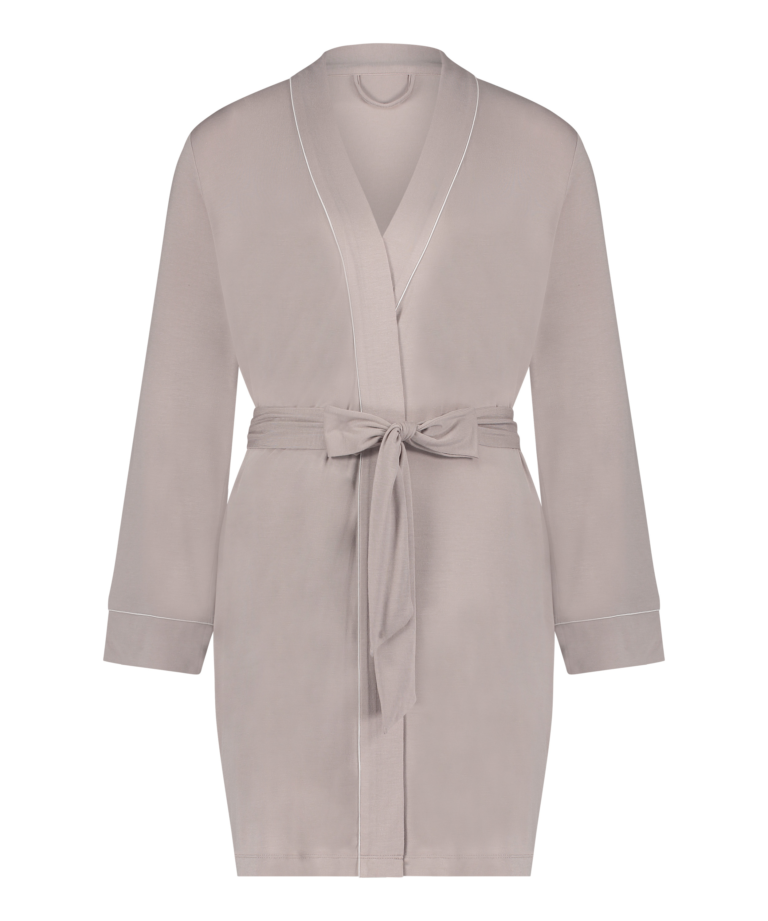 Short Jersey Robe Essentials, Beige, main