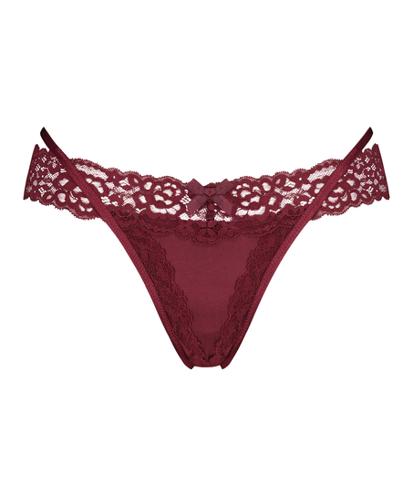 Willow Low RiseThong, Red