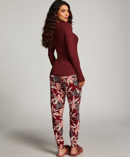 Jersey Pyjama Pants, Brown