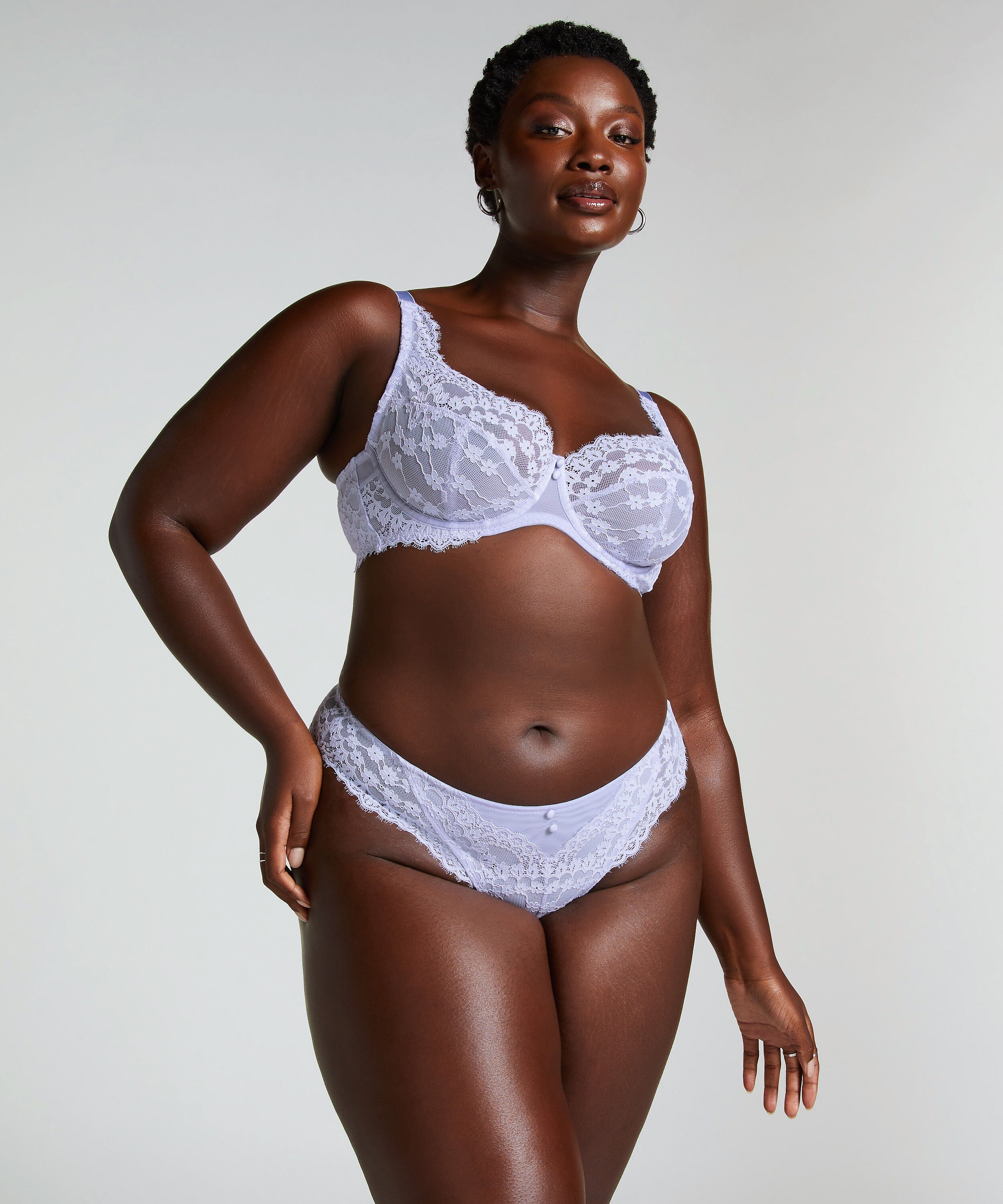 Daisy Non-Padded Underwired Bra, Purple