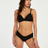 V-shape Mesh Brazilian, Black