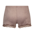 Velvet Lace Shorts, Brown