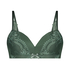 Lycke Padded Non-Wired Bra, Green