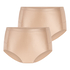2-Pack Smoothing shaping brief, Beige