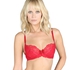 Padded underwired bra Roxy, Red