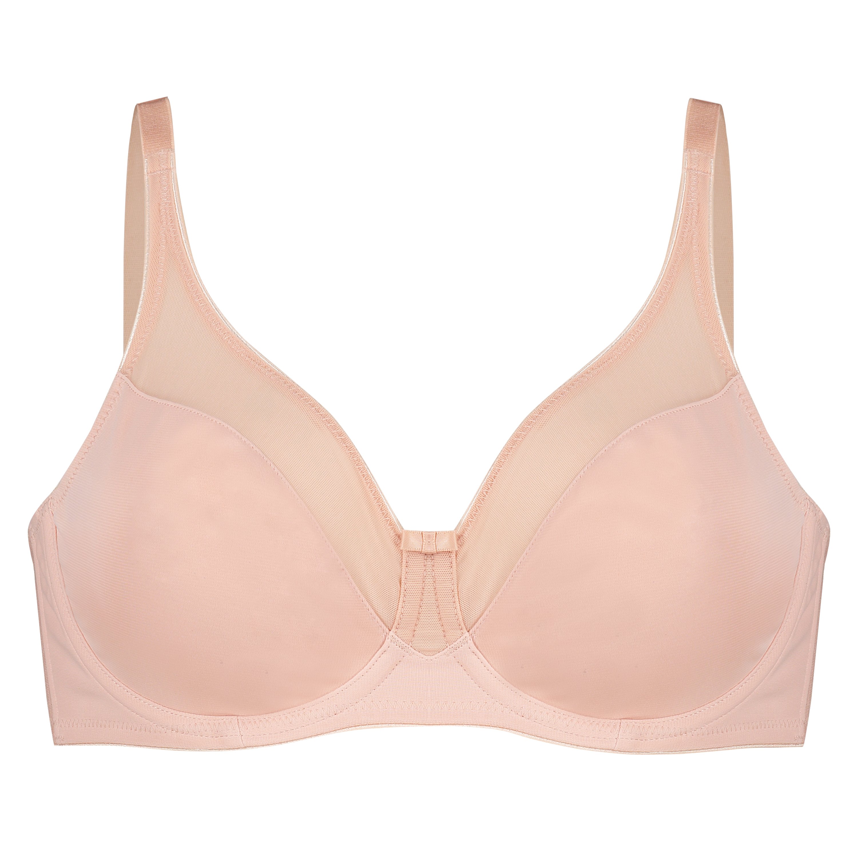 Nina Non-Padded Underwired Minimizer Bra, Pink, main