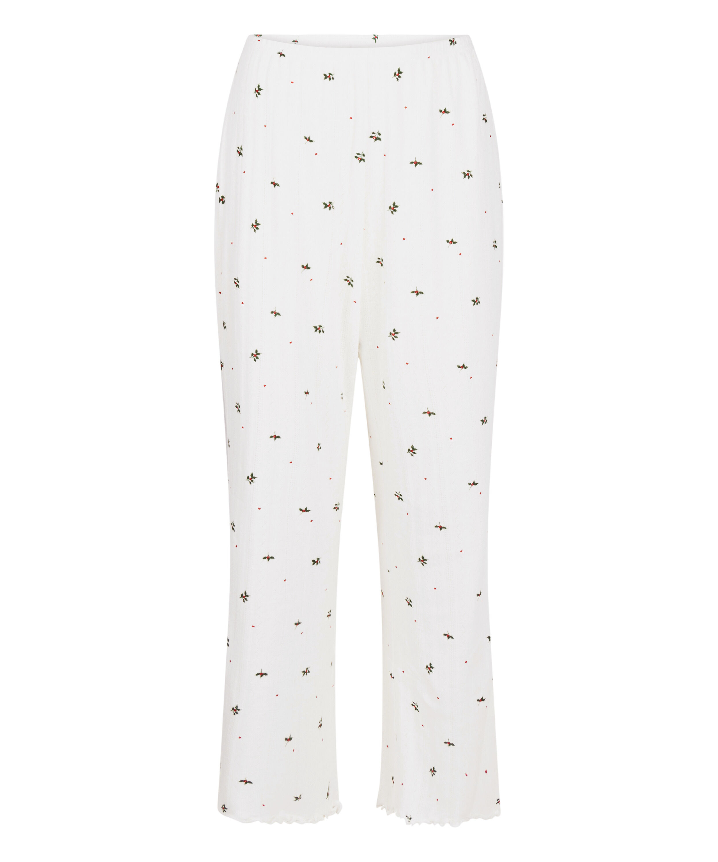 Pointelle Pyjama Pants, White