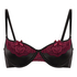 Ambra Padded Underwired Bra, Black