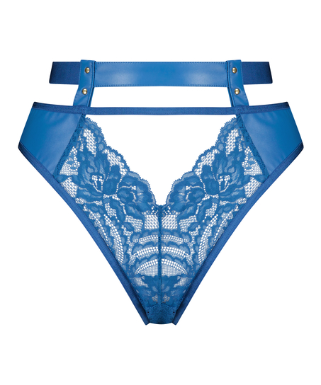 Venus open crotch brazilian, Blue