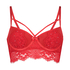 Pauline Padded Longline Underwired Bra, Red