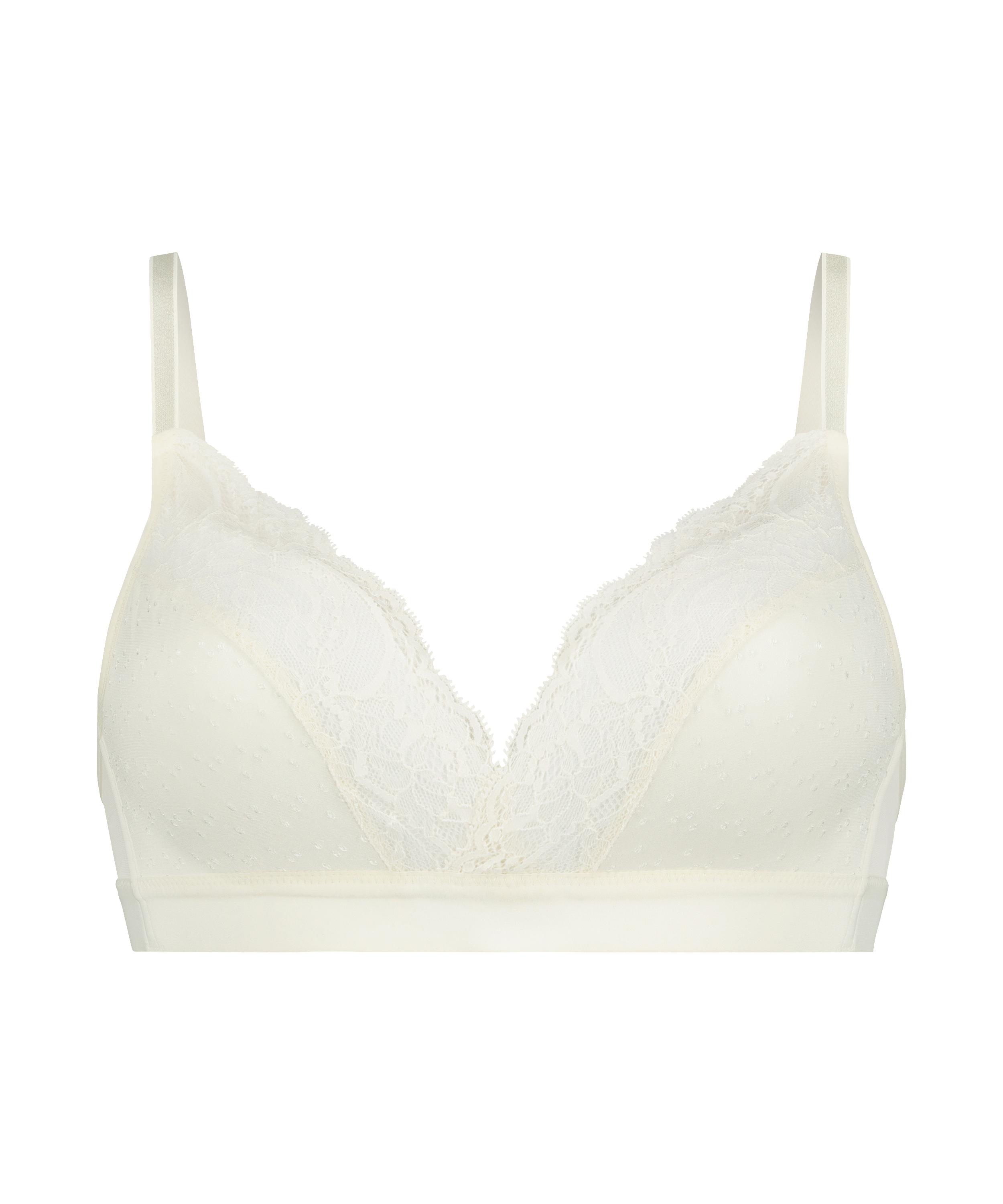 Sophie Padded Non-wired Bra, White, main