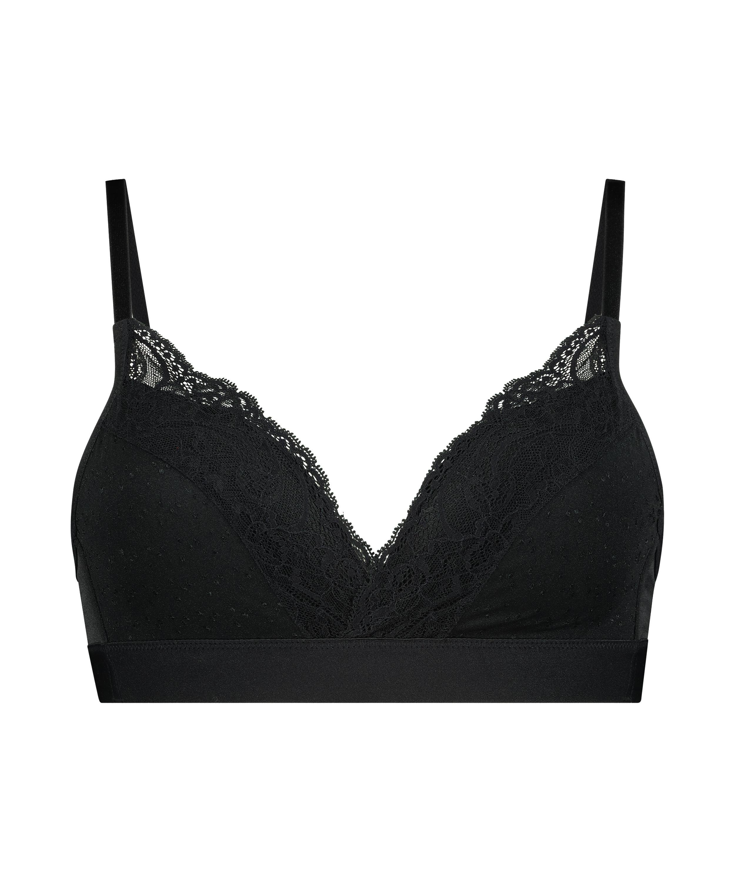 Sophie Padded Non-wired Bra, Black, main