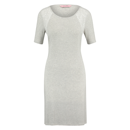 Round Neck Nightshirt, Grey