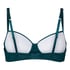 Isadora Padded Underwired Bra, Green