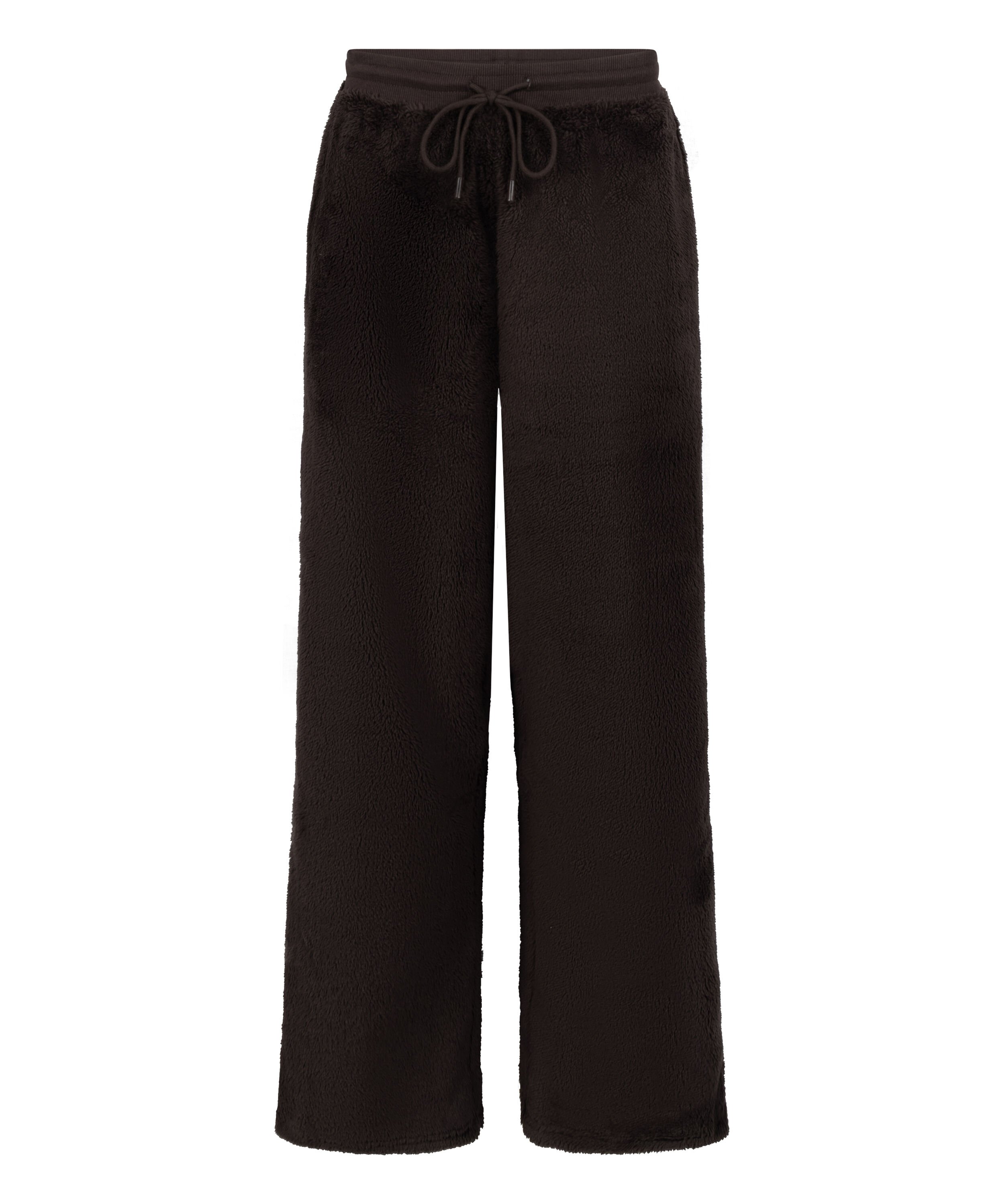 Pant Fluffy Fleece, Brown