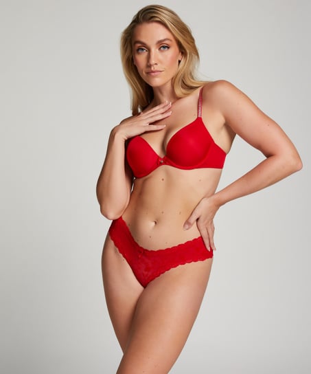 V-shape Mesh Brazilian, Red