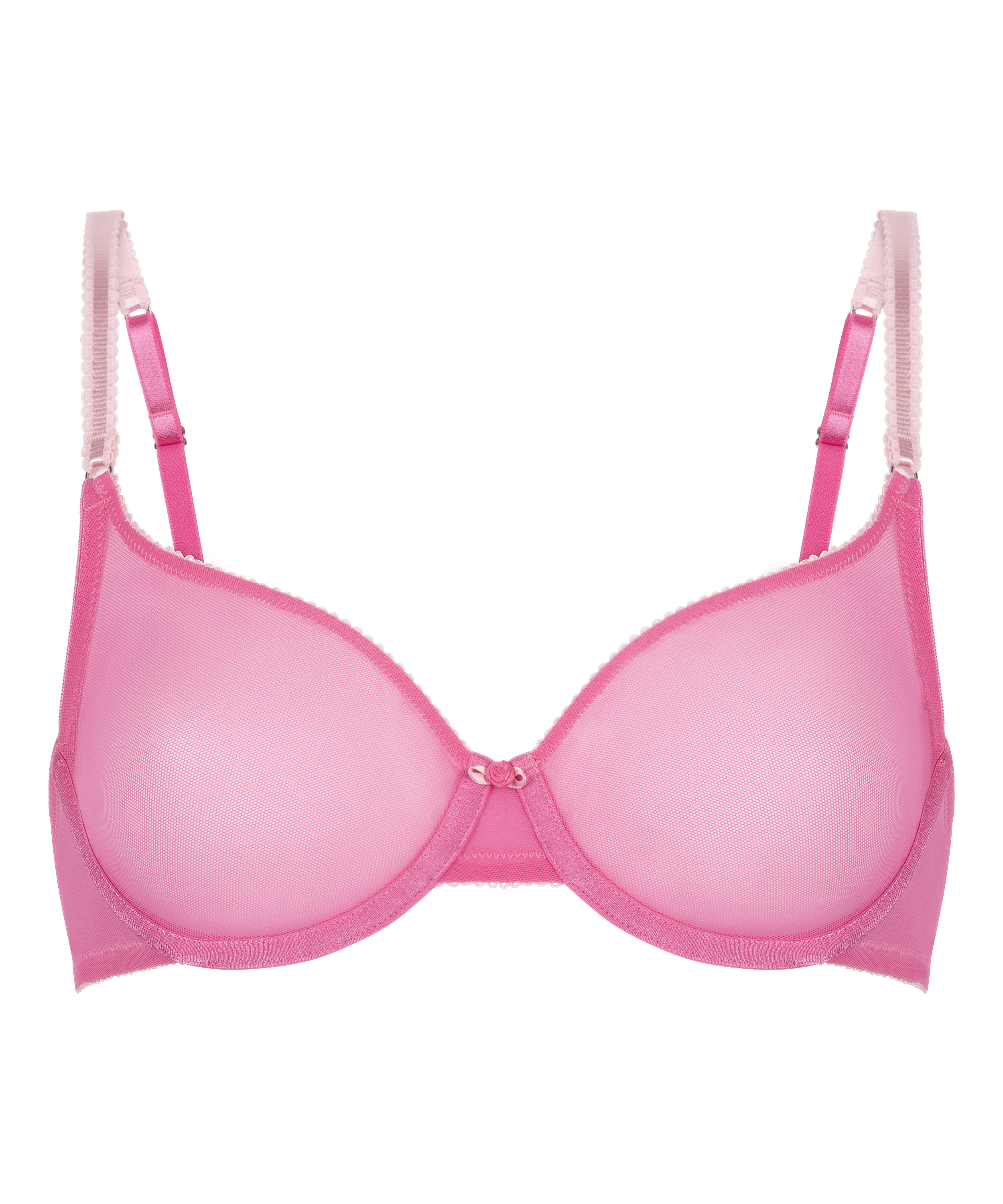 Roza Non-Padded Underwired Bra, Pink, main