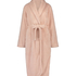 Fleece Bathrobe, Pink