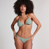 Giselle Triangle Bikini Top, Green