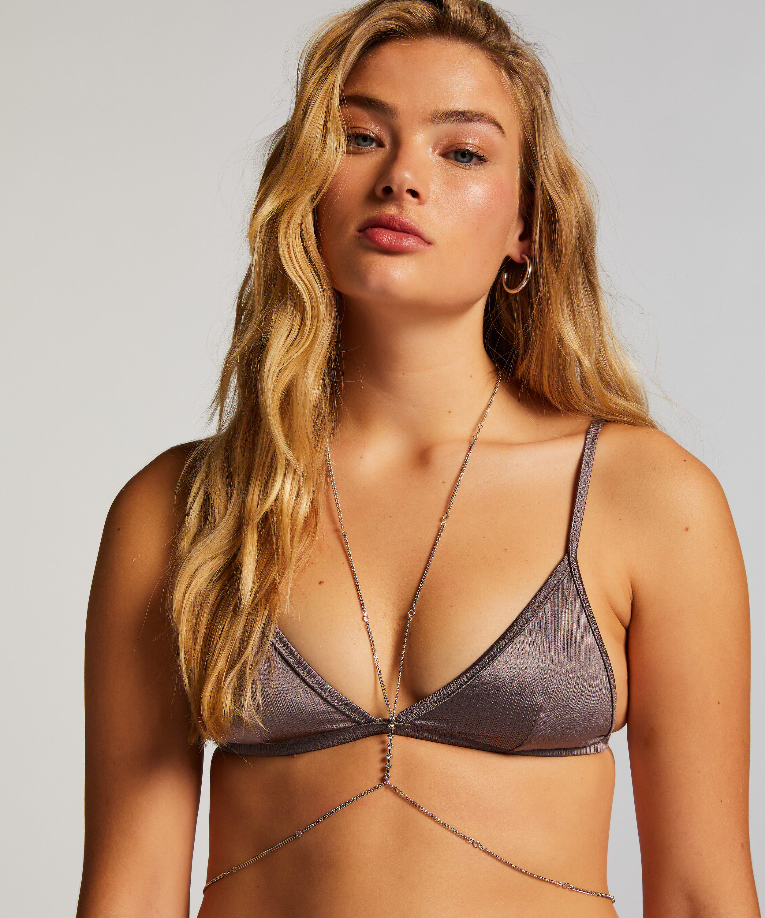 Harness Body Chain, Grey