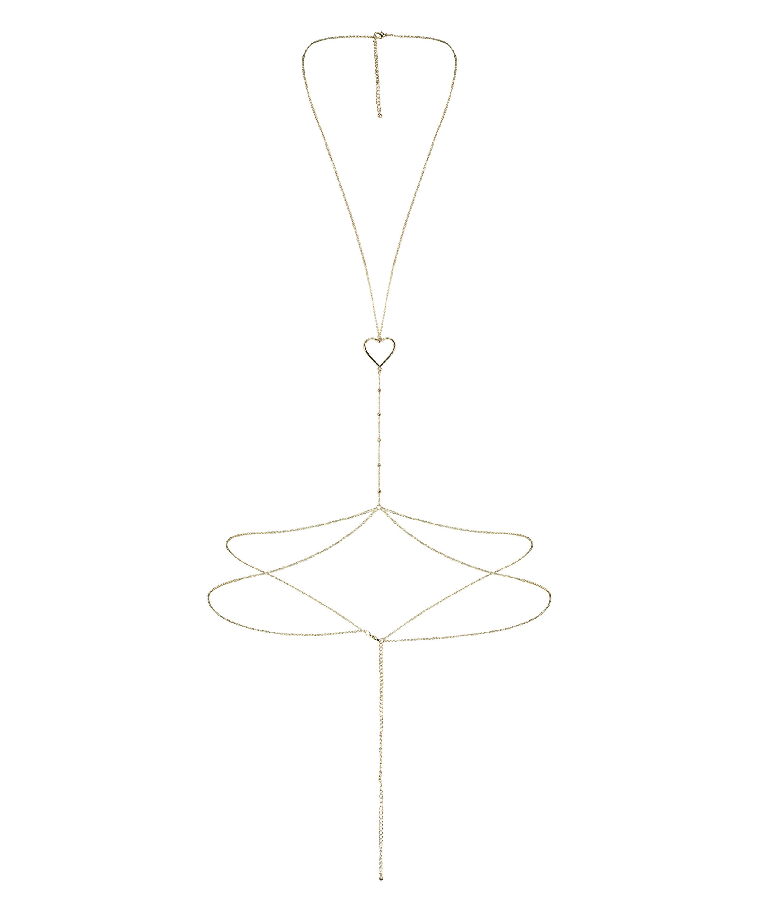 Harness body chain, Yellow