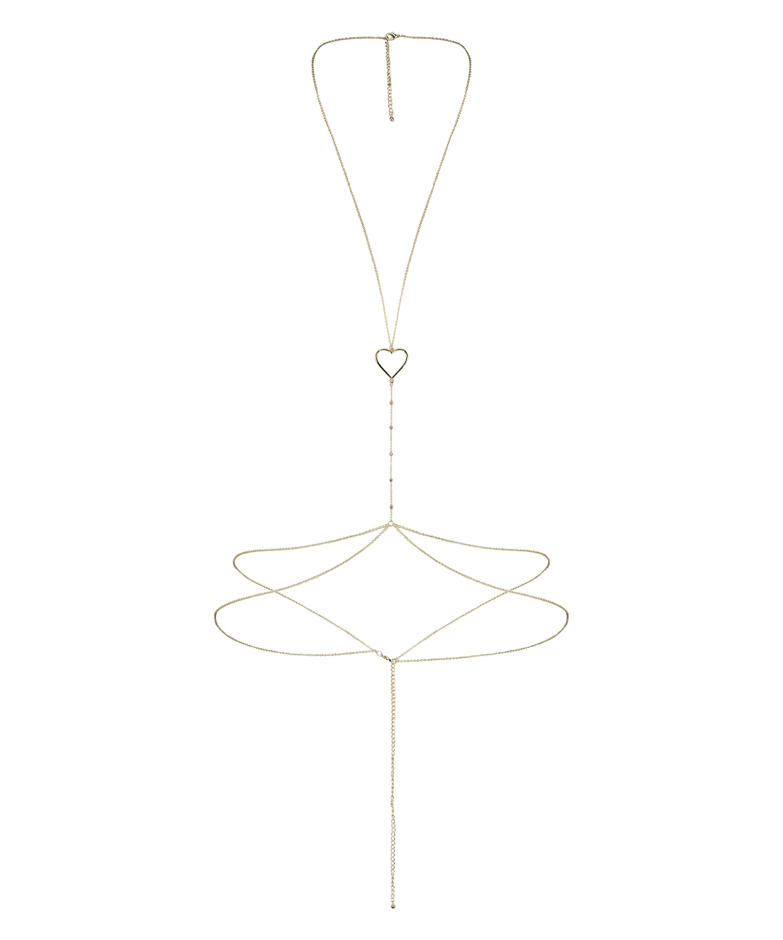 Harness body chain, Yellow, main