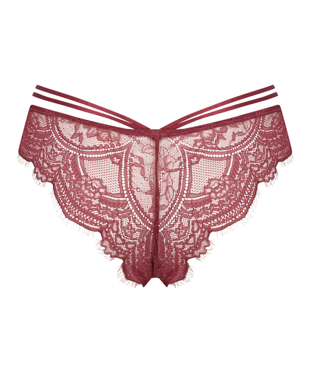 Sian High Cut Brazilian, Red