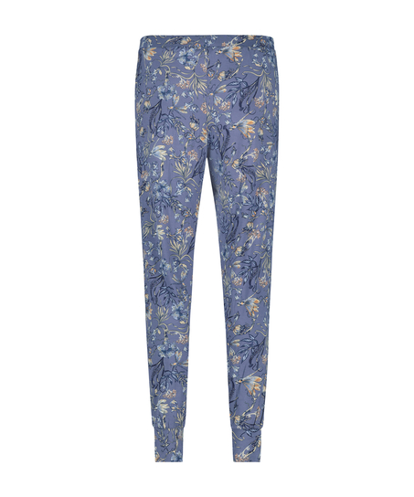 Tall Ditzy Floral pyjama bottoms, Blue