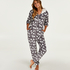 Fleece onesie, Grey