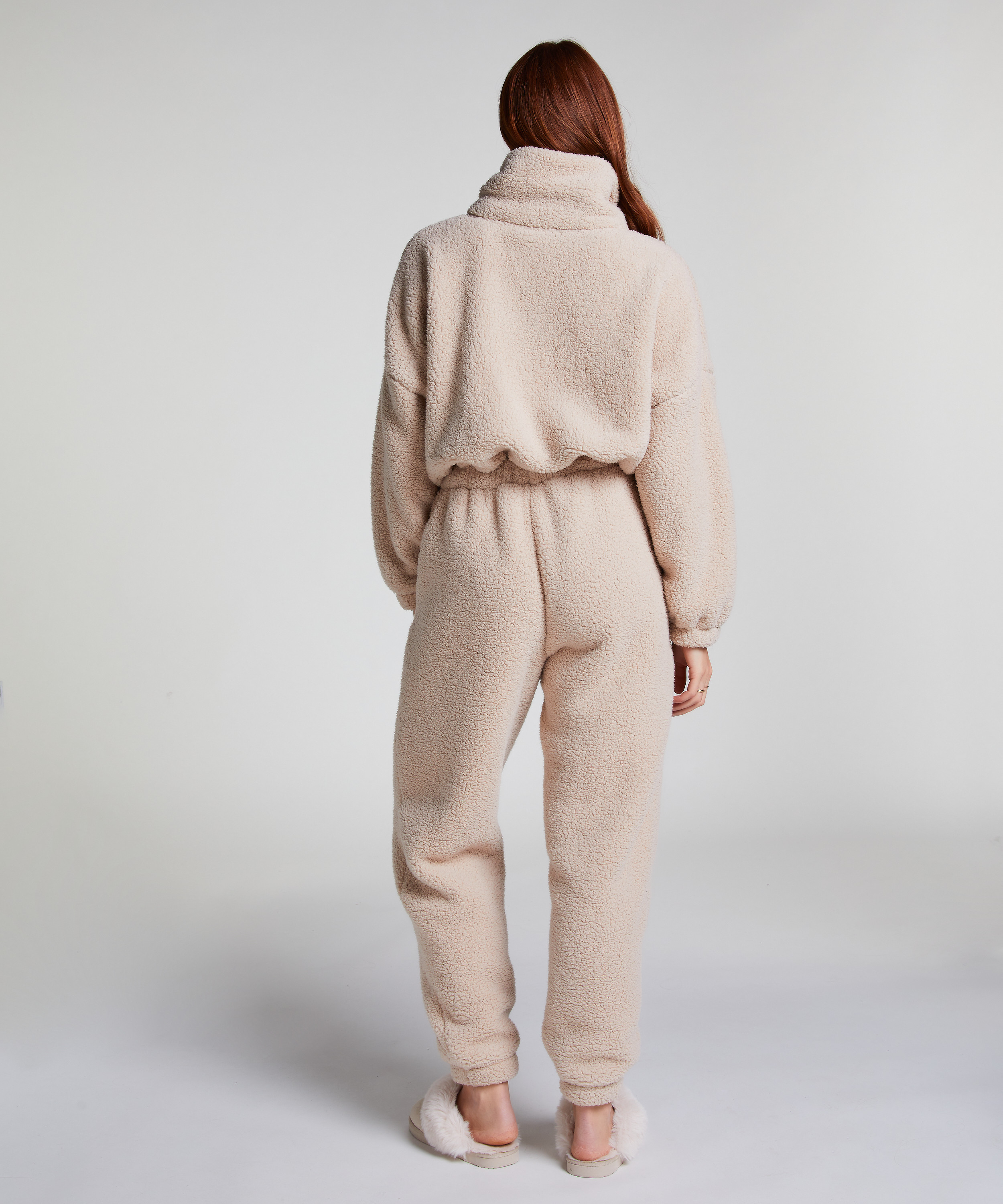 Onesie fleece, Beige, main