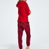 Fleece cardigan, Red