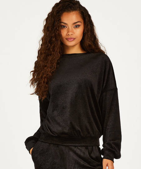 Velours Top, Black