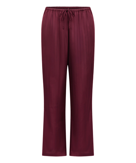 Satin Pinstripe Trousers, Purple