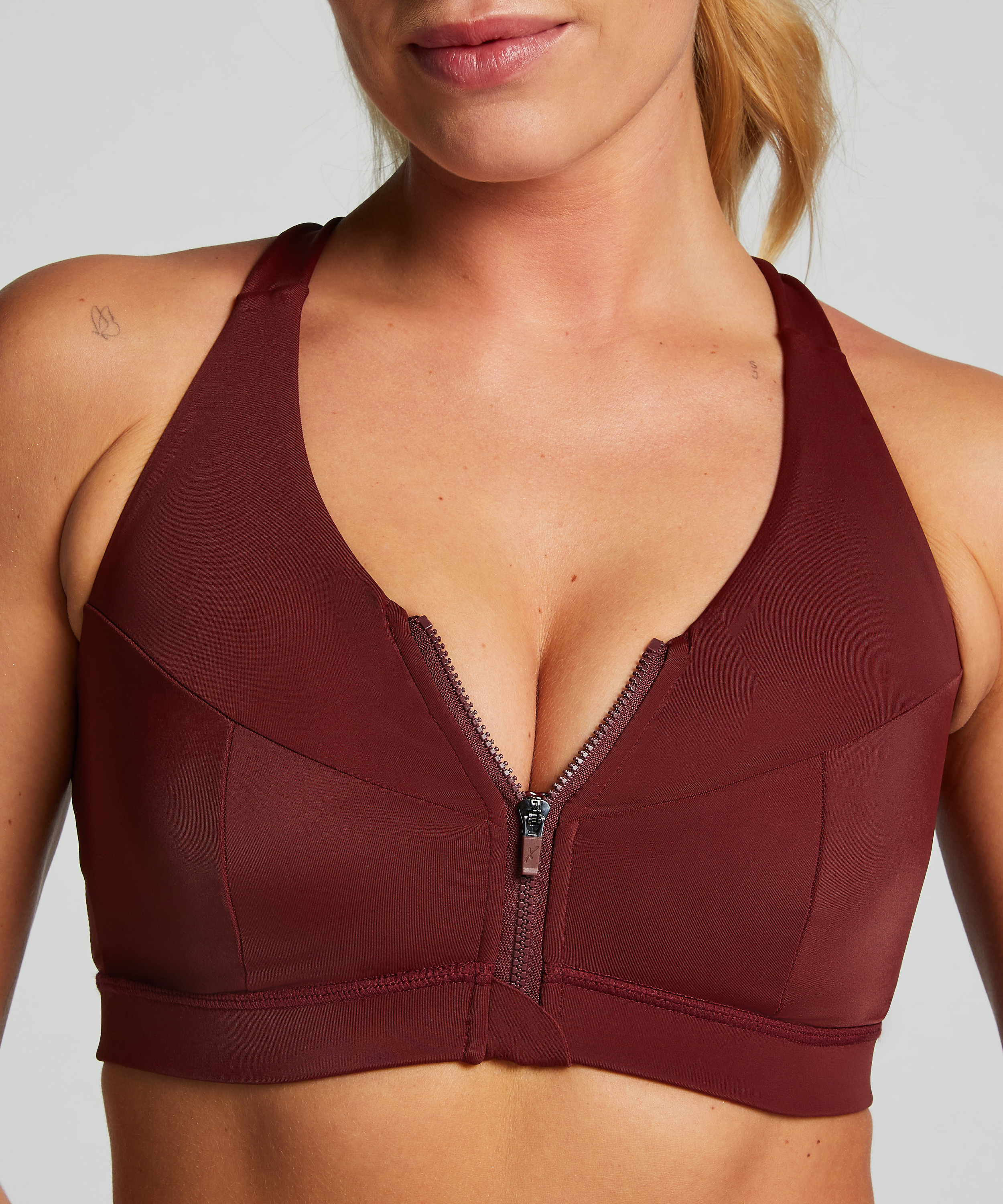 HKMX Sports bra The Pro Level 3, Red, main
