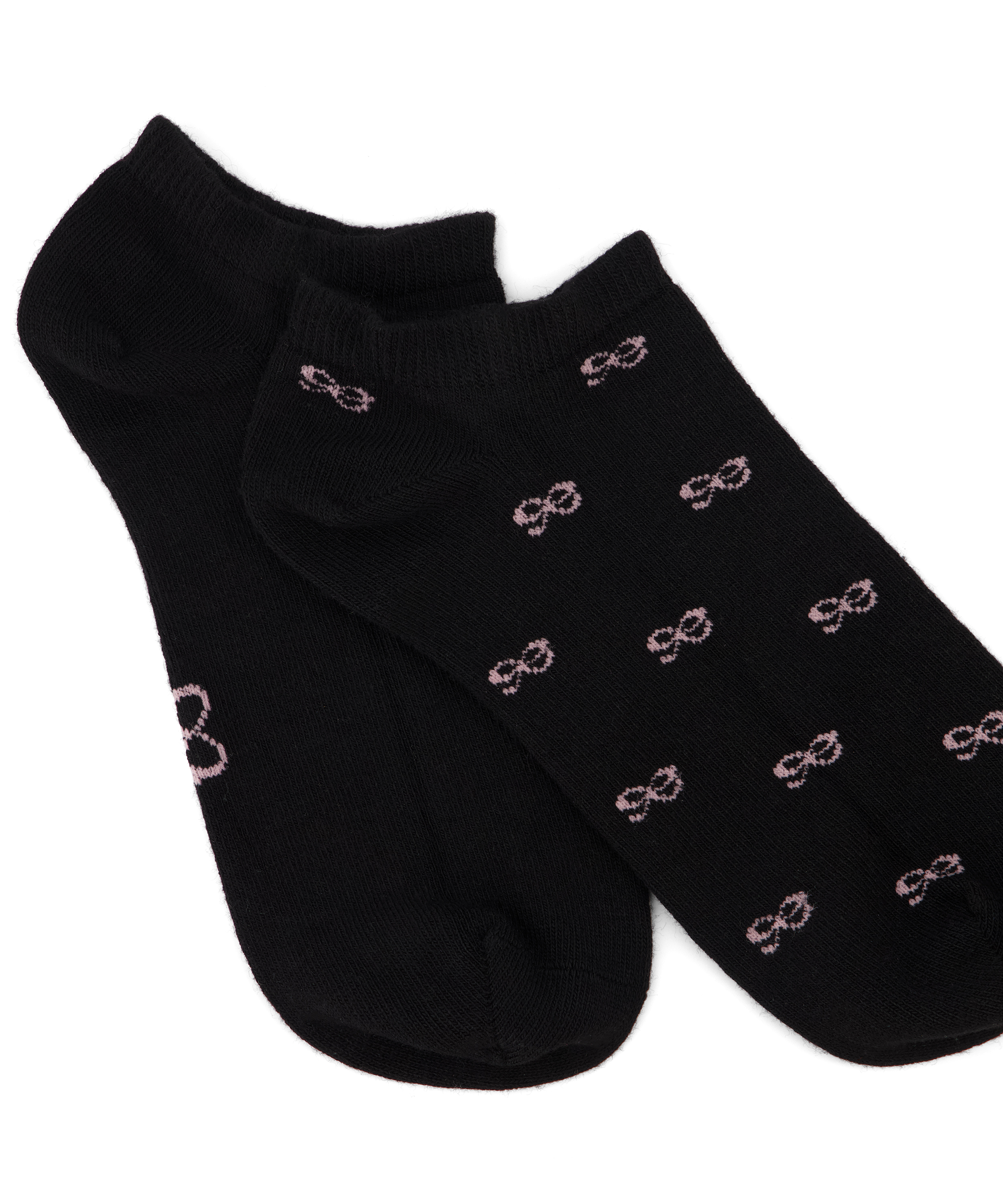 2 Pairs Of Socks, Black, main