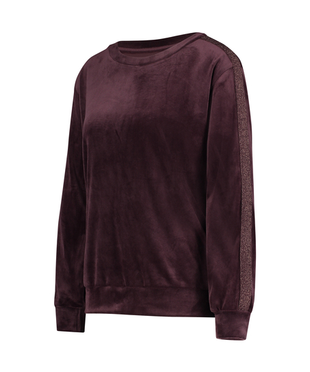 Velvet Shimmer top, Purple