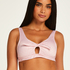 Seychelles bikini crop top, Pink