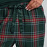 Flannel Pyjama Pants, Green