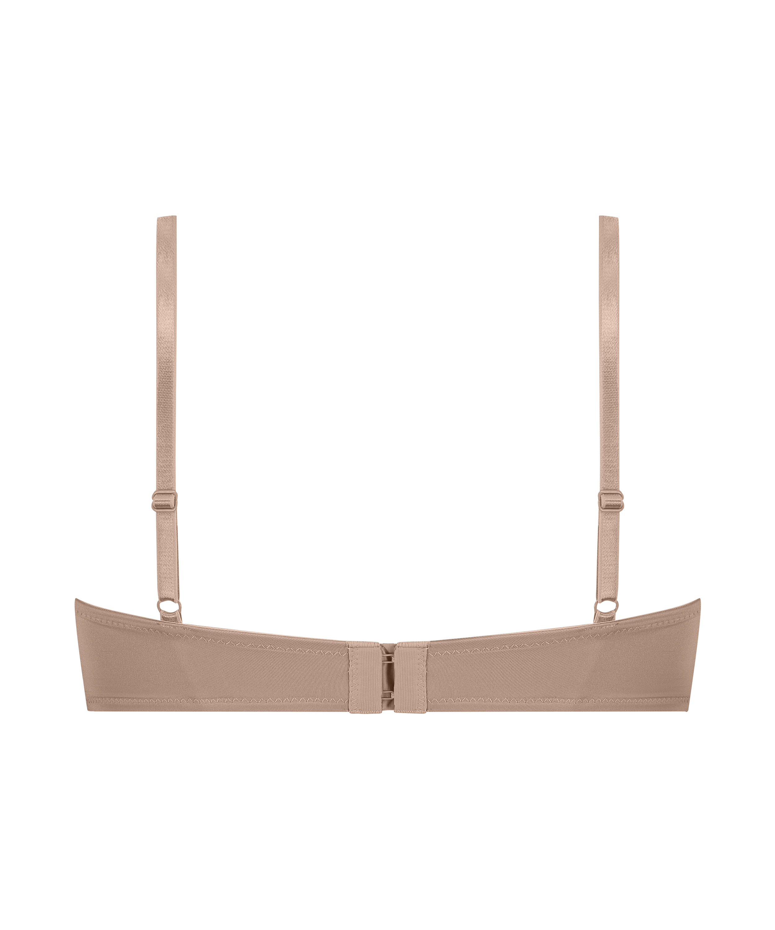 Anya Non-Padded Longline Underwired Bra, Brown, main