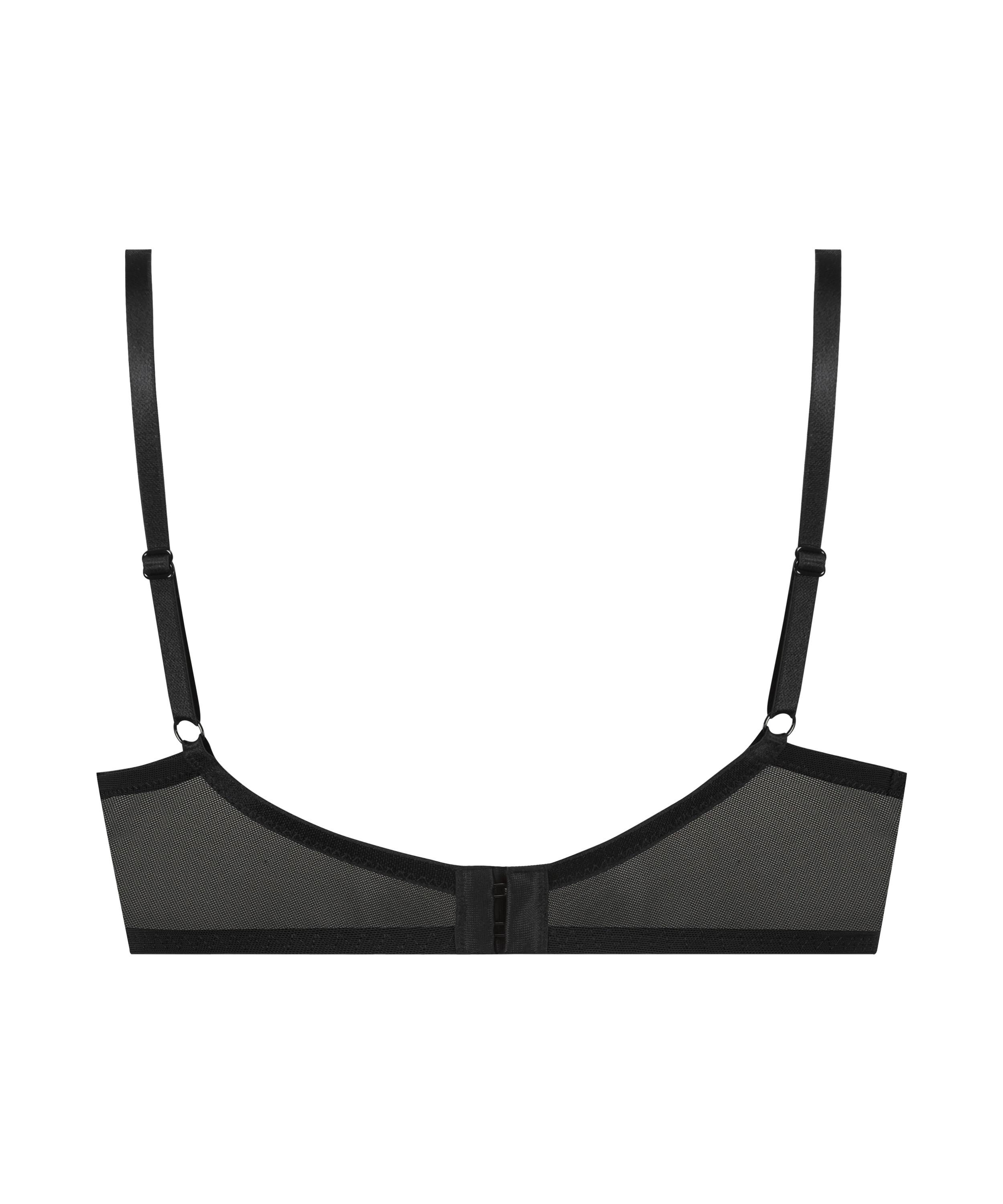 Liberty non-padded underwired bra, Black, main