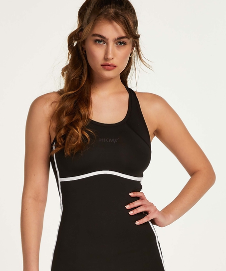 HKMX Ayla Slim Fit Top, Black