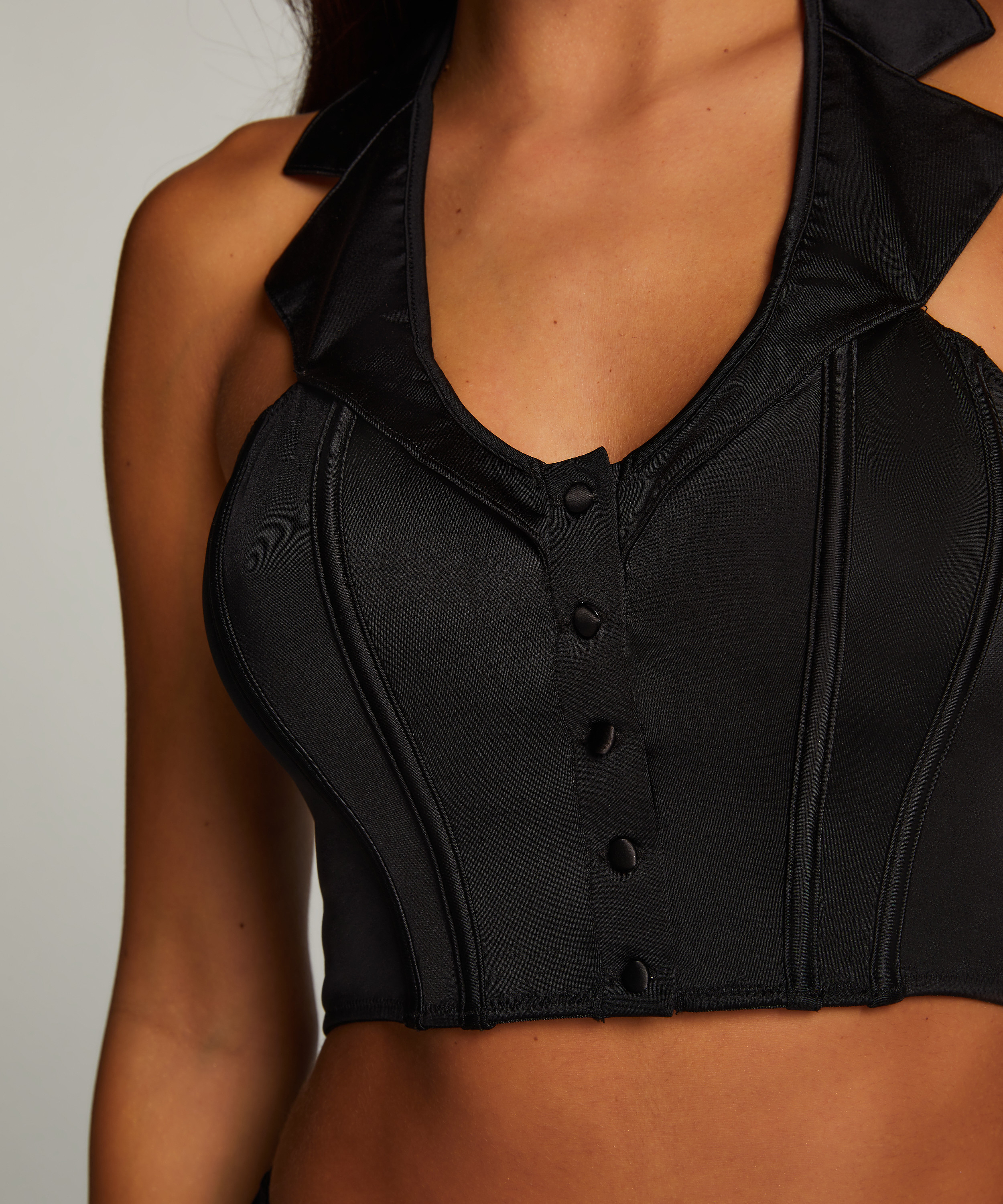 Bridget Bunny Bralette, Black, main