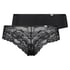 2-pack of Angie Brazilian knickers, Black