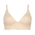 Chole padded longline non-wired bra, Beige