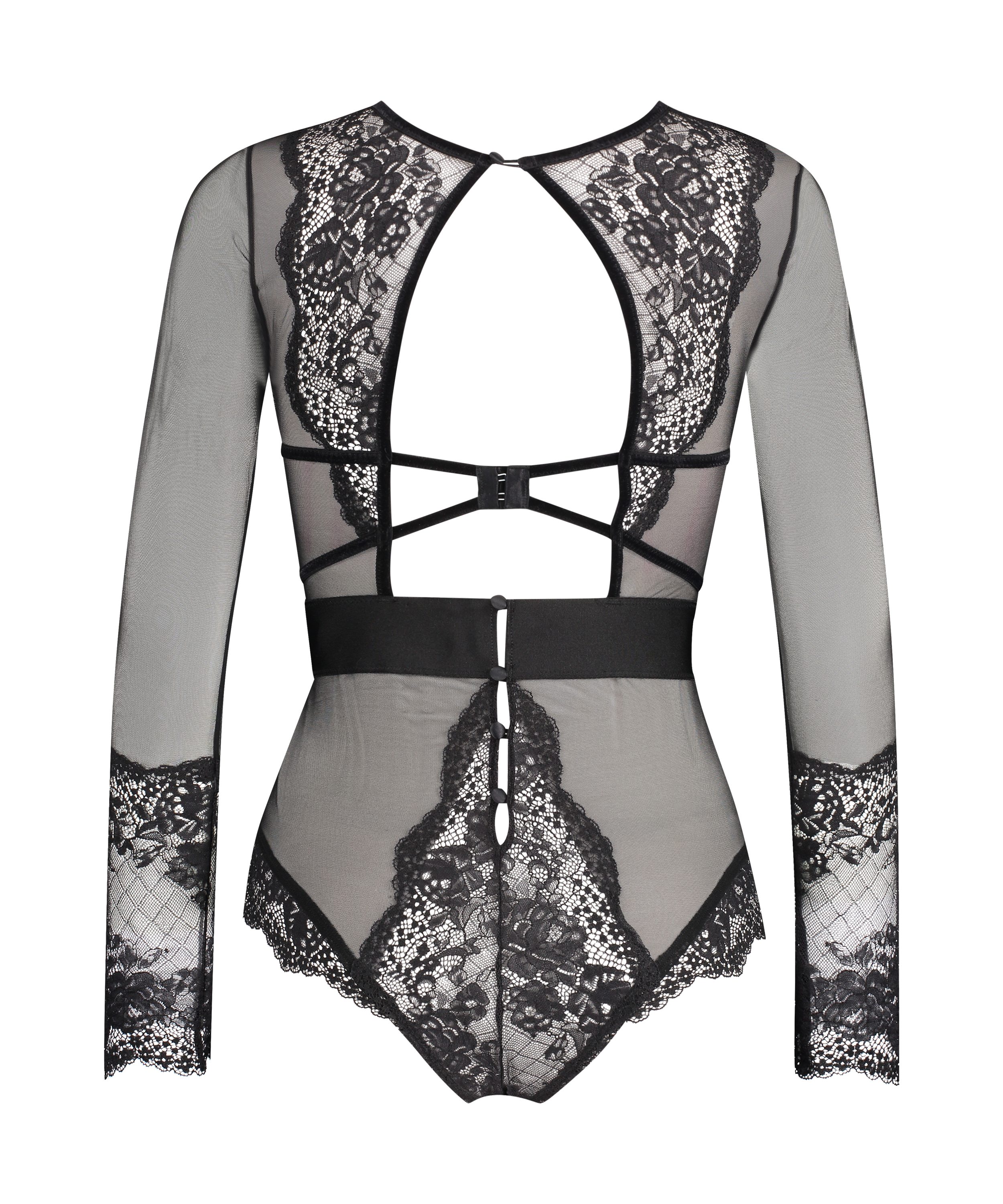 Priscilla Underwired Body Rebecca Mir, Black, main