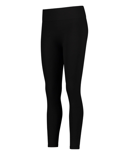 HKMX High waisted seamless sport legging, Black