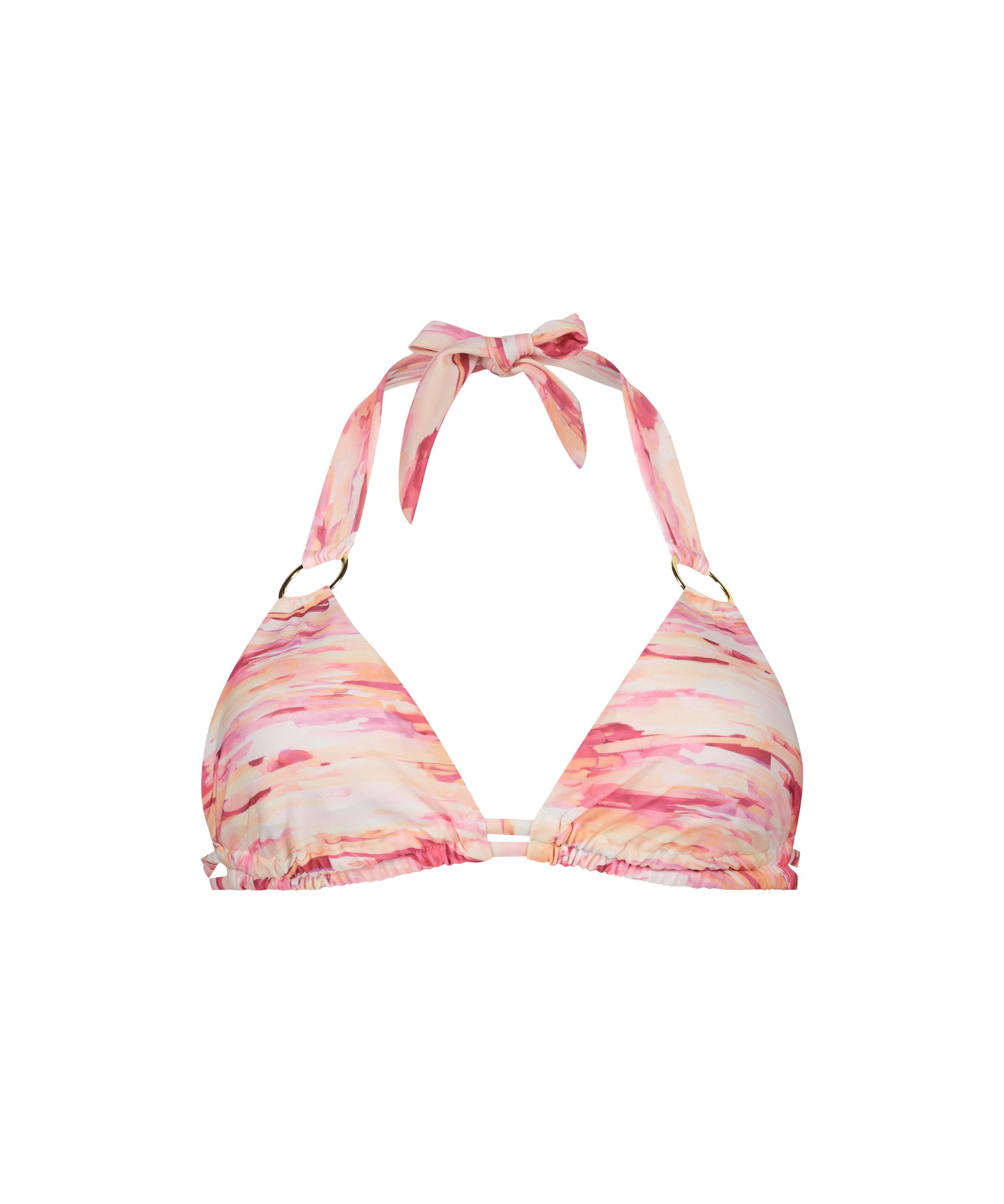 Amalfi Triangle Bikini Top, White, main